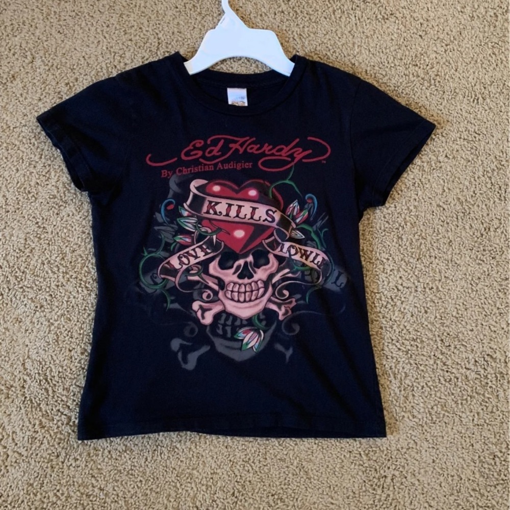 rare Ed Hardy tee